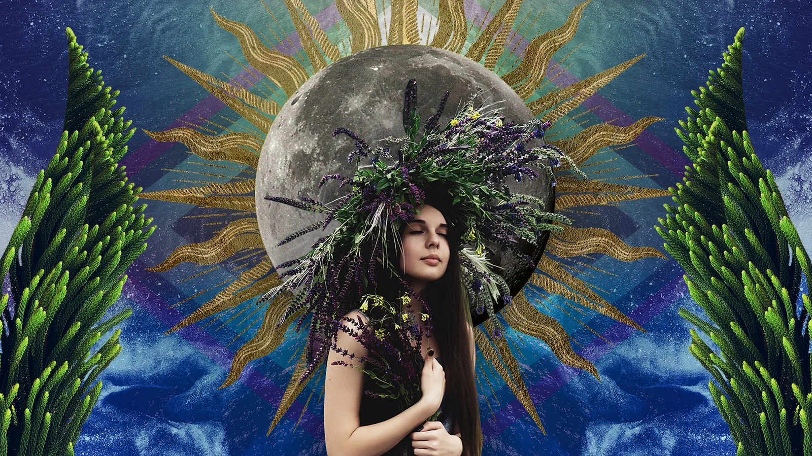 Earth Guardian — soul collage by Tulaya Pornpiriyakulchai