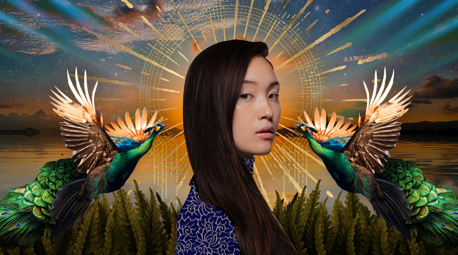 The Four Directions. EAST — soul collage by Tulaya Pornpiriyakulchai